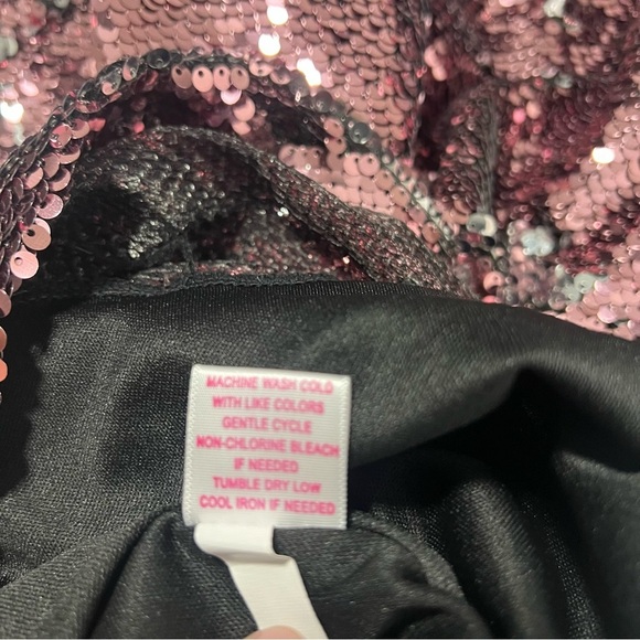 Scooter Brown Girls Size 10 Pink Blush Sequin Party Dress Dance EUC Formal - Picture 8 of 8
